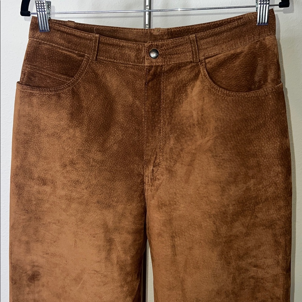 Bushwacker Soft Sueded Leather Pants Made in USA - Picture 3 of 6